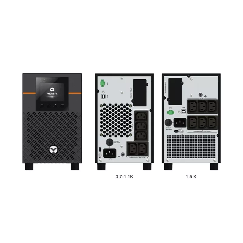 Vertiv Liebert Edge nepertraukiamo maitinimo šaltinis (UPS) - 1500VA 1350W 230V linijinis interaktyvus su AVR mini bokštas | 0,9 PF