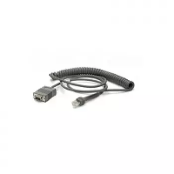 Zebra CBA-RF3-C09ZAR nuoseklusis kabelis, juodas, 2,8 m, RS232 DB9