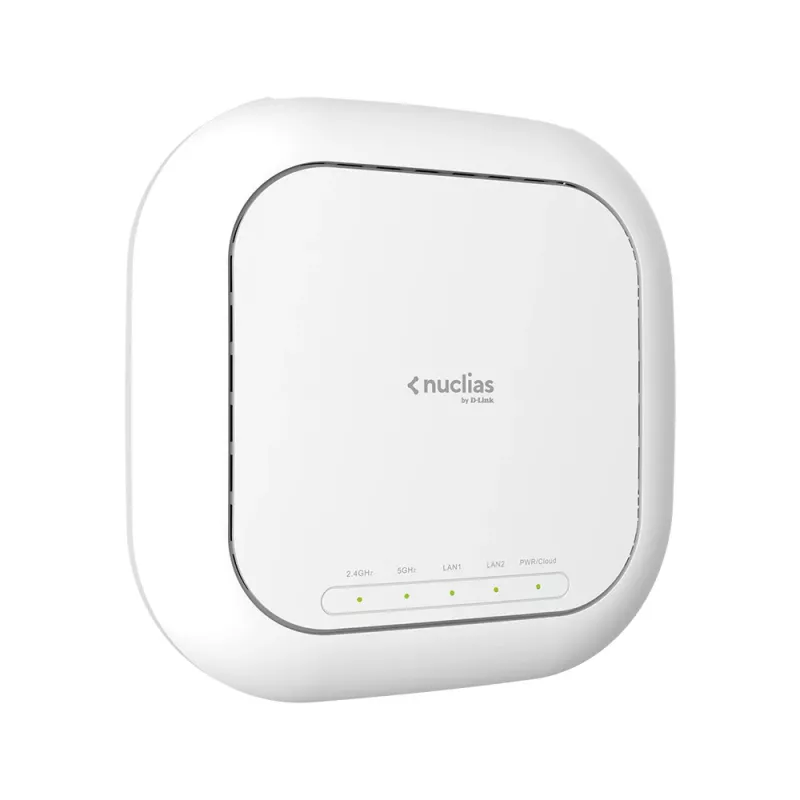 D-Link DBA-2520P belaidis prieigos taškas AC1900 Wave2, 2.4 GHz, 5 GHz, 1900 Mbit/s, SSID, WPA, WPA-Enterprise, WPA-PSK, WPA2-Enterprise, WPA2-PSK, WPA3, WPA3-PSK, 10/100/1000 Mbit/s
