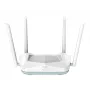 D-Link EAGLE PRO AI AX1500 išmanusis maršrutizatorius, belaidis maršrutizatorius, Gigabit Ethernet, dviejų juostų (2,4 GHz / 5 GHz), baltas