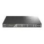 D-Link DSS-200G-28MPP valdomas L2 Gigabit Ethernet (10/100/1000) PoE jungiklis 1U pilkas