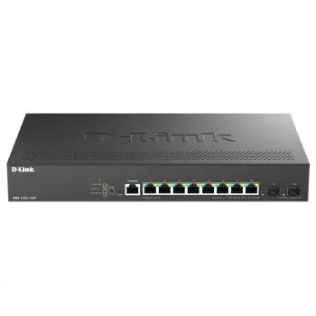 D-Link DMS-1250-10SP/E valdomas tinklo jungiklis 2.5G Ethernet (100/1000/2500) PoE juodas