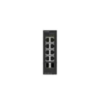 D-Link 10 prievadų pramoninis gigabitas PoE+ nevaldomas jungiklis su 2 x 2,5G SFP+ prievadais