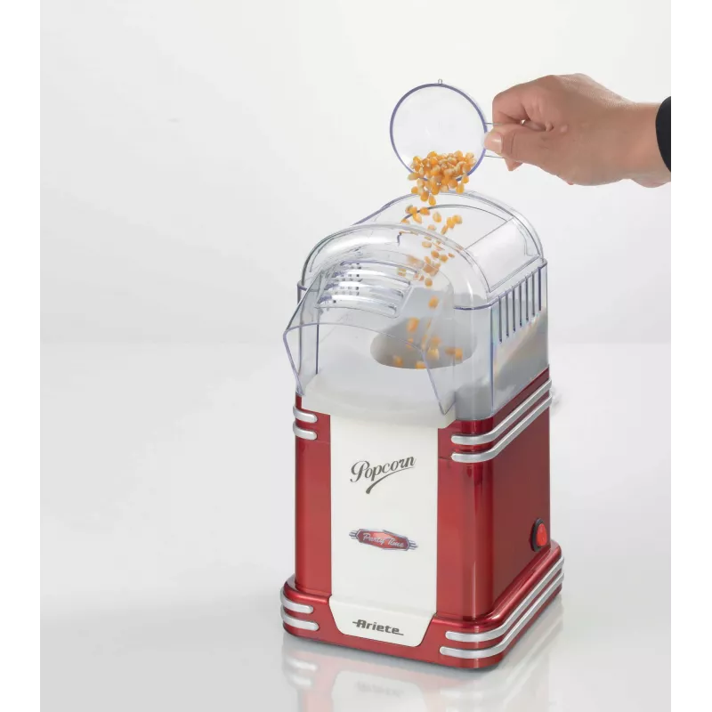 Ariete 2954 kukurūzų spragintuvas, raudonas, baltas, 2 min, 1100 W