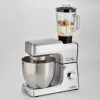 Ariete 1598 Gourmet Professional 7L Metal - Planetinis maišytuvas su blenderiu - Nerūdijančio plieno dubuo - 7 L - Stiklinis ąsotis - 1200 W - 6 greičiai
