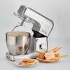 Ariete 1598 Gourmet Professional 7L Metal - Planetinis maišytuvas su blenderiu - Nerūdijančio plieno dubuo - 7 L - Stiklinis ąsotis - 1200 W - 6 greičiai