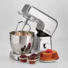 Ariete 1598 Gourmet Professional 7L Metal - Planetinis maišytuvas su blenderiu - Nerūdijančio plieno dubuo - 7 L - Stiklinis ąsotis - 1200 W - 6 greičiai