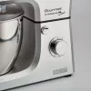 Ariete 1598 Gourmet Professional 7L Metal - Planetinis maišytuvas su blenderiu - Nerūdijančio plieno dubuo - 7 L - Stiklinis ąsotis - 1200 W - 6 greičiai