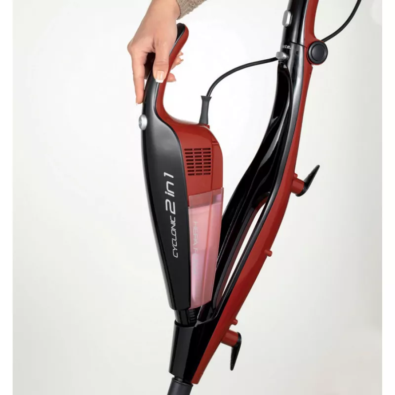 Ariete 2764 Evo 2 in 1 – belaidis elektrinis šluotinis dulkių siurblys ir mini siurblys – be maišelio, cikloninė technologija – HEPA filtras – 0,8 l