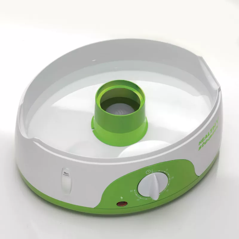 Ariete 911 Healthy Steam elektrinis garintuvas - 3 krepšeliai - indas ryžiams - laikmatis 60 min - 800 W - 9 l - baltas ir žalias