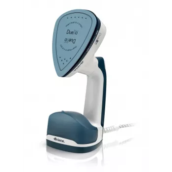 Ariete 6246 Duetto Garment Iron - vertikalus lygintuvas ir lygintuvas su nelimpančia keramine plokšte - 1000 W - balta ir mėlyna