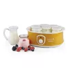 Jogurto gaminimo aparatas Ariete 617 Yogurella – 7 stikliniai indeliai – 1,3 kg naminio jogurto – 20 W – baltas ir geltonas