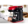 Ariete 1318 Moderna Espresso aparatas su integruotu kavamale, kavos pupelėms ir maltai kavai, pieno putotoju, 1 ir 2 puodelių filtru, 1080 W, 800 cc, raudonas