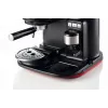 Ariete 1318 Moderna Espresso aparatas su integruotu kavamale, kavos pupelėms ir maltai kavai, pieno putotoju, 1 ir 2 puodelių filtru, 1080 W, 800 cc, raudonas