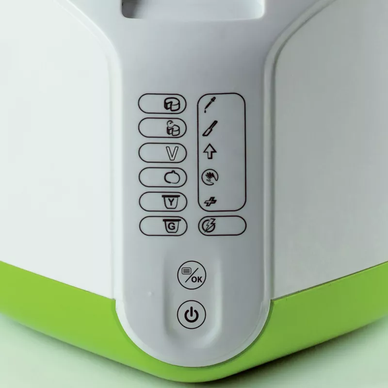 Ariete 615 B-Cheese sūrio ir jogurto gaminimo aparatas, 6 išankstinės programos, išimamas nelipnus krepšelis, tinkamas veganams ir žmonėms su maisto netoleravimu, receptų knyga, 500 W, baltas/žalias