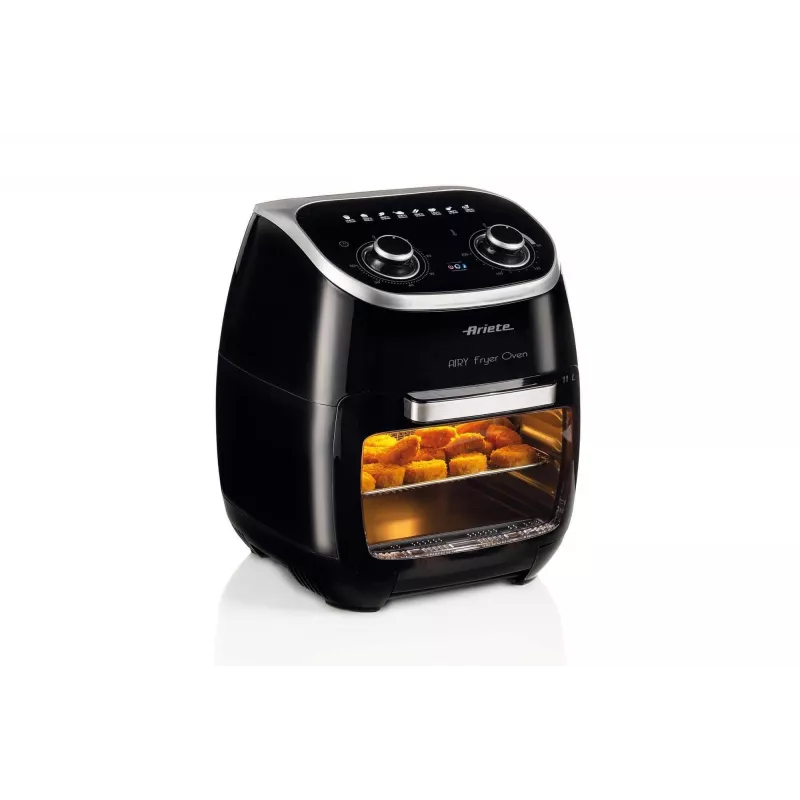 Ariete 4619 Airy Fryer Oven - oro gruzdintuvė ir elektrinė orkaitė su rotisieriumi - besisukantis krepšys - džiovintuvas - 2000 W - 11 l - plienas