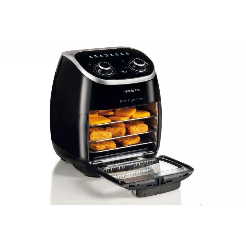 Ariete 4619 Airy Fryer Oven - oro gruzdintuvė ir elektrinė orkaitė su rotisieriumi - besisukantis krepšys - džiovintuvas - 2000 W - 11 l - plienas