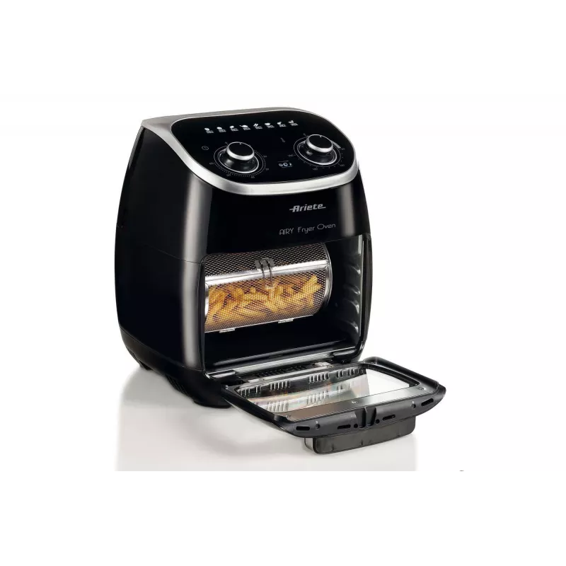 Ariete 4619 Airy Fryer Oven - oro gruzdintuvė ir elektrinė orkaitė su rotisieriumi - besisukantis krepšys - džiovintuvas - 2000 W - 11 l - plienas
