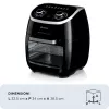 Ariete 4619 Airy Fryer Oven - oro gruzdintuvė ir elektrinė orkaitė su rotisieriumi - besisukantis krepšys - džiovintuvas - 2000 W - 11 l - plienas