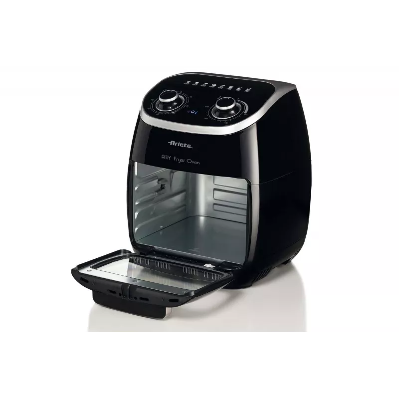 Ariete 4619 Airy Fryer Oven - oro gruzdintuvė ir elektrinė orkaitė su rotisieriumi - besisukantis krepšys - džiovintuvas - 2000 W - 11 l - plienas