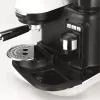 Ariete 1318 Moderna Espresso aparatas su integruotu kavamale, kavos pupelėms ir maltai kavai, pieno putotoju, 1 ir 2 puodelių filtru, 1080 W, 800 cc, baltas