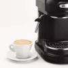 Ariete 1318 Moderna Espresso aparatas su integruotu kavos malūnėliu, kavos pupelėms ir maltai kavai, pieno putotoju, 1 ir 2 puodelių filtru, 1080 W, 800 cc, juodas