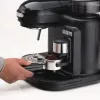 Ariete 1318 Moderna Espresso aparatas su integruotu kavos malūnėliu, kavos pupelėms ir maltai kavai, pieno putotoju, 1 ir 2 puodelių filtru, 1080 W, 800 cc, juodas