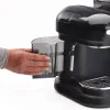 Ariete 1318 Moderna Espresso aparatas su integruotu kavos malūnėliu, kavos pupelėms ir maltai kavai, pieno putotoju, 1 ir 2 puodelių filtru, 1080 W, 800 cc, juodas