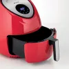 Ariete 4618 Airy Fryer XXL - oro gruzdintuvė - kepa 2,5 kg bulvyčių - 7 litrai - kepimas be aliejaus ir riebalų - 1800 W - raudona