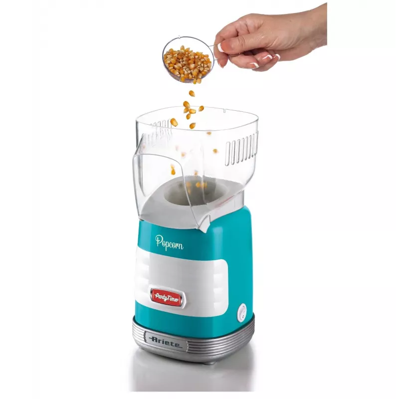 Ariete 2956 Party Time, kukurūzų spragintuvas, karšto oro, 1000 W, mėlynas