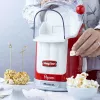 Ariete 2958 Pop Corn Maker Party Time spragintų kukurūzų aparatas su svirtimi, 1100 W, talpa 600 g, karšto oro kepimas be riebalų, raudonas