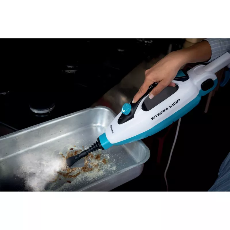 Ariete 4175/00 Garų šluotuvas 0.35 L 1500 W Baltas, Šviesiai mėlynas