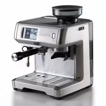 Ariete Espresso kavos aparatas 1312, Espresso aparatas, 2 L, Kavos pupelės, Įmontuotas malūnėlis, 1600 W, Sidabrinis