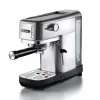 Ariete 1380 Metal kavos aparatas, maltai kavai ir ESE kapsulėms, 1300 W, 1.1 L, 15 barų, Cappuccino įtaisas, sidabrinis