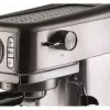 Ariete 1381 kavos aparatas su manometru, tinka maltai kavai ir ESE kapsulėms, 1300 W, 1,1 L talpa, 15 barų slėgis, ½ puodelio filtras, Cappuccino įrenginys, sidabrinis