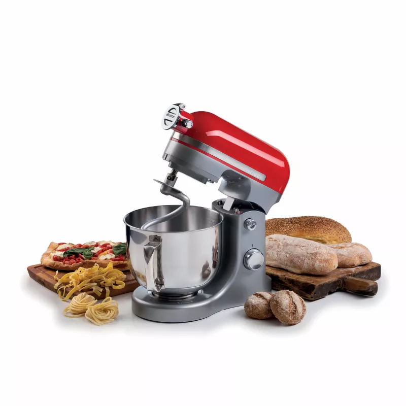 Ariete Moderna Red Mixer, stalinis maišytuvas, raudonas, 1600 W, 5,5 L, aliuminis