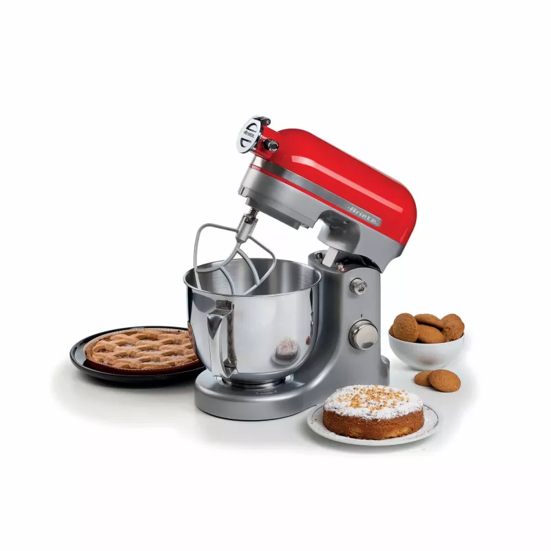 Ariete Moderna Red Mixer, stalinis maišytuvas, raudonas, 1600 W, 5,5 L, aliuminis