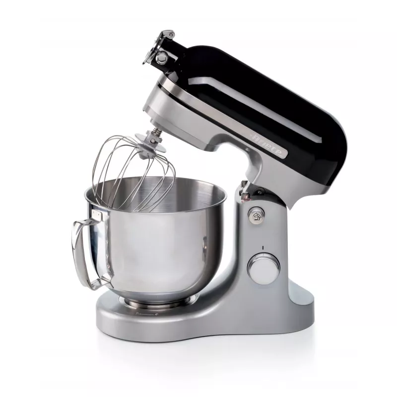 Ariete Moderna Black maišytuvas, stalinis maišytuvas, juodas, plakimas, minkymas, maišymas, 5,5 l, rotacinis, aliuminis