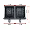 Ariete 4623 Airy Fryer Dual, oro gruzdintuvė su dvigubu krepšeliu, 1700 W, 8 L talpa, 3 gaminimo funkcijos, skaitmeninis LED jutiklinis skydelis, 8 išankstinės programos, laikmatis, 2 krepšeliai, juoda