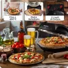 Ariete 917 picos krosnelė – pica per 4 minutes – ugniai atspari keptuvės plokštė su nelimpančia danga – maks. 400 °C – 1200 W – laikmatis 30 min – juoda