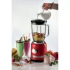Ariete Moderna Red stalo blenderis su stikline taure, 1.5 L, impulsinė funkcija, ledo smulkinimas, 1000 W, raudonas