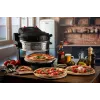 Ariete 927 Pizzeria dviguba picos krosnelė, 2 picos per 4 minutes, 2300 W, 2 ugniai atsparūs akmenys, 2 termostatai, skersmuo 32 cm, 5 kepimo lygiai, 2 nerūdijančio plieno mentės, raudona