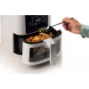 Ariete 4626 Airy Fryer 6L, oro gruzdintuvė, 1300 W, 6 L talpa, 2,5 kg kepimo talpa, 8 išankstinių programų, temperatūra iki 200°, permatomas krepšelis kepimo kontrolei, juoda
