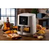 Ariete 4626 Airy Fryer 6L, oro gruzdintuvė, 1300 W, 6 L talpa, 2,5 kg kepimo talpa, 8 išankstinių programų, temperatūra iki 200°, permatomas krepšelis kepimo kontrolei, juoda