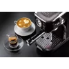 Ariete 1381 kavos aparatas su manometru, tinka maltai kavai ir ESE kapsulėms, 1300 W, 1,1 L talpa, 15 barų slėgis, ½ puodelio filtras, Cappuccino įrenginys, Juodas