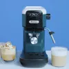 Ariete 1399 Espresso kavos aparatas, maltai kavai ir ESE kapsulėms, 1300 W, 1,1 L talpa, 15 barų slėgis, 1, 2 puodelių ir ESE kapsulės filtras, Cappuccino, Baltas
