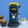 Ariete 1399 Espresso kavos aparatas, maltai kavai ir ESE kapsulėms, 1300 W, 1,1 L talpa, 15 barų slėgis, 1, 2 puodelių ir ESE kapsulių filtras, Cappuccino, Geltona