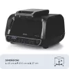 Ariete 4635 Oro gruzdintuvė su grilio funkcija, 1700W, 8L, 8 kepimo programų, laikmatis, juoda