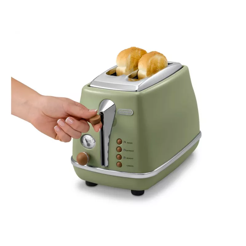 De'Longhi 2103.GR 2 griežinėlių skrudintuvas 900 W Žalias