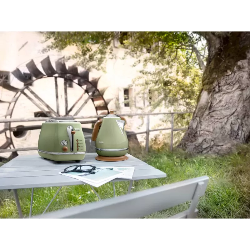 De'Longhi 2103.GR 2 griežinėlių skrudintuvas 900 W Žalias